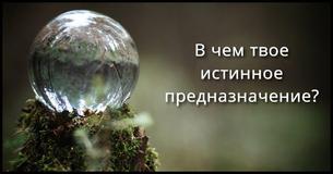 Каково твое истинное предназначение в жизни?
