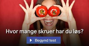 Hvor mange skruer har du løs?
