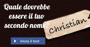 Quale dovrebbe essere il tuo secondo nome?