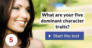 What are your five dominant character traits?