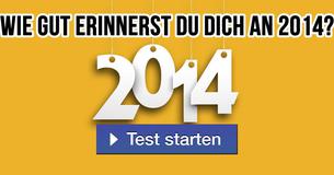 Wie gut erinnerst du dich an 2014?