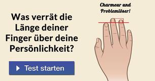 Was verrät die Länge deiner Finger über deine Persönlichkeit?