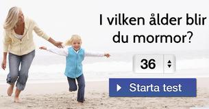 I vilken ålder blir du mormor?