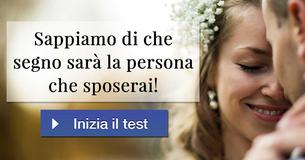 Sappiamo di che segno sarà la persona che sposerai!