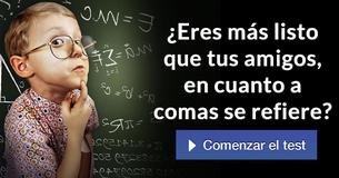 ¿Eres más listo que tus amigos, en cuanto a comas se refiere?