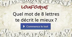Quel mot de 8 lettres te décrit le mieux ?