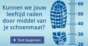 Kunnen we jouw leeftijd raden door middel van je schoenmaat?