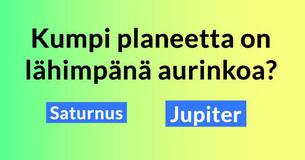 Sain 8/10 oikein. Kukaan ei saa tästä testistä 10 pistettä.