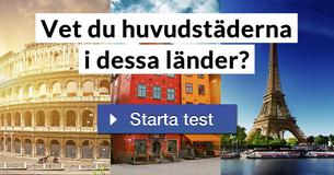 Vet du huvudstäderna i dessa länder?