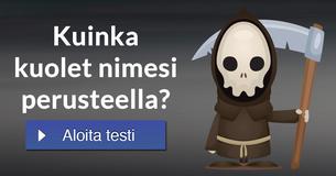 Kuinka kuolet nimesi perusteella?