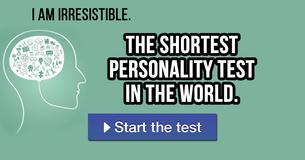 The shortest personality test in the world.