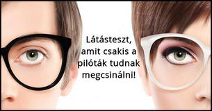 A látásteszt, amin csak pilóták tudnak átmenni!