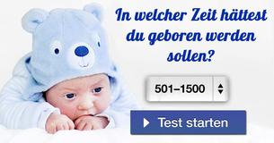 In welcher Zeit hättest du geboren werden sollen?