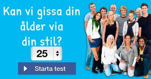 Kan vi gissa din ålder via din stil? 