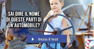 Sai dire il nome di queste parti di un'automobile?
