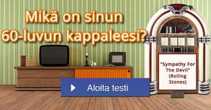 Mikä on sinun 60-luvun kappaleesi?