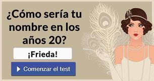 ¿Cómo sería tu nombre en los años 20?