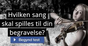 Hvilken sang skal spilles til din begravelse?