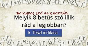 Melyik 8 bet?s szó illik rád a legjobban?