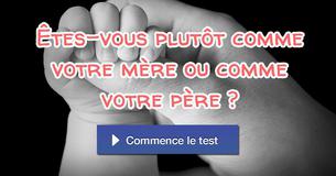 Êtes-vous plutôt comme votre mère ou comme votre père ?
