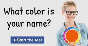 What color is your name?