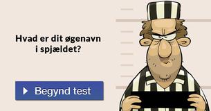 Hvad er dit øgenavn i spjældet?