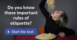 Do you know these important rules of etiquette?