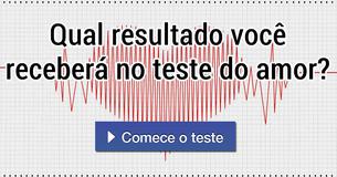 Qual resultado você receberá no teste do amor?