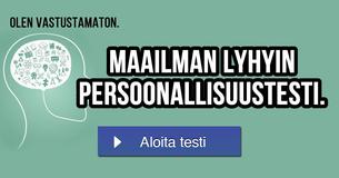 Maailman lyhyin persoonallisuustesti.