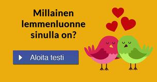 Millainen lemmenluonne sinulla on?