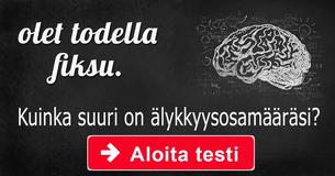 Kuinka suuri on älykkyysosamääräsi?