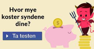 Hvor mye koster syndene dine?