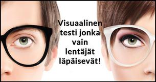 Näkötesti, josta vain lentäjät suoriutuvat!