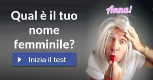 Qual è il tuo nome femminile?