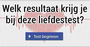 Welk resultaat krijg je bij deze liefdestest? 