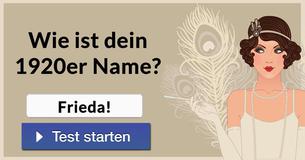 Wie ist dein 1920er Name?