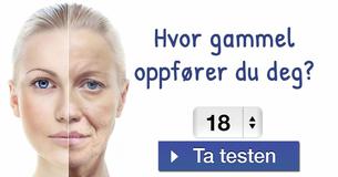 Hvor gammel oppfører du deg?