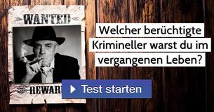 Welcher berüchtigte Krimineller warst du im vergangenen Leben?