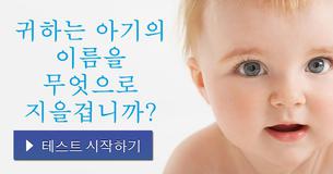 귀하는 아기의 이름을 무엇으로 지을겁니까?