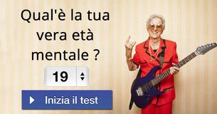 Qual'è la tua vera età mentale ?