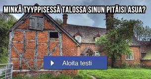 Minkä tyyppisessä talossa sinun pitäisi asua?