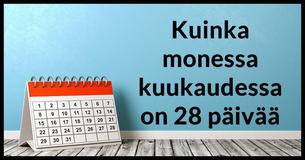 Osaatko vastata näihin 10 kiperään yleistietokysymykseen?