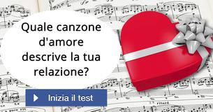 Quale canzone d'amore descrive la tua relazione?
