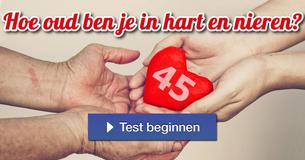 Hoe oud ben je in hart en nieren?