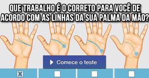 Que trabalho é o correto para você de acordo com as linhas da sua palma da mão?