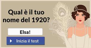 Qual è il tuo nome del 1920? 