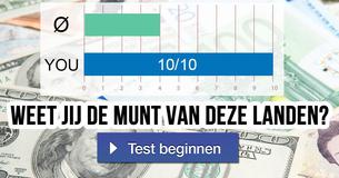 Weet jij de munt van deze landen?