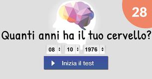 Quanti anni ha il tuo cervello?