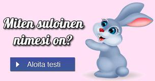 Miten suloinen nimesi on?