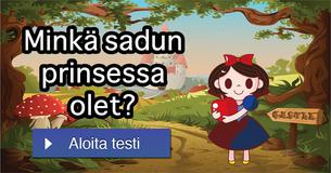 Minkä sadun prinsessa olet?